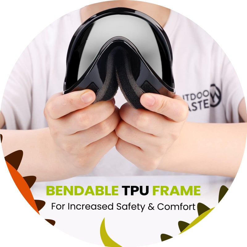 OutdoorMaster Kids Ski Goggles, Snow Goggles for Boys & Girls with 100% UV Protection - VLT 10.1% - Image 5